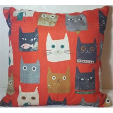 Rustic Cats Cushion